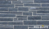 Натуральный камень для фасада RKS SLATE RKS SLATE Black Slate Strips